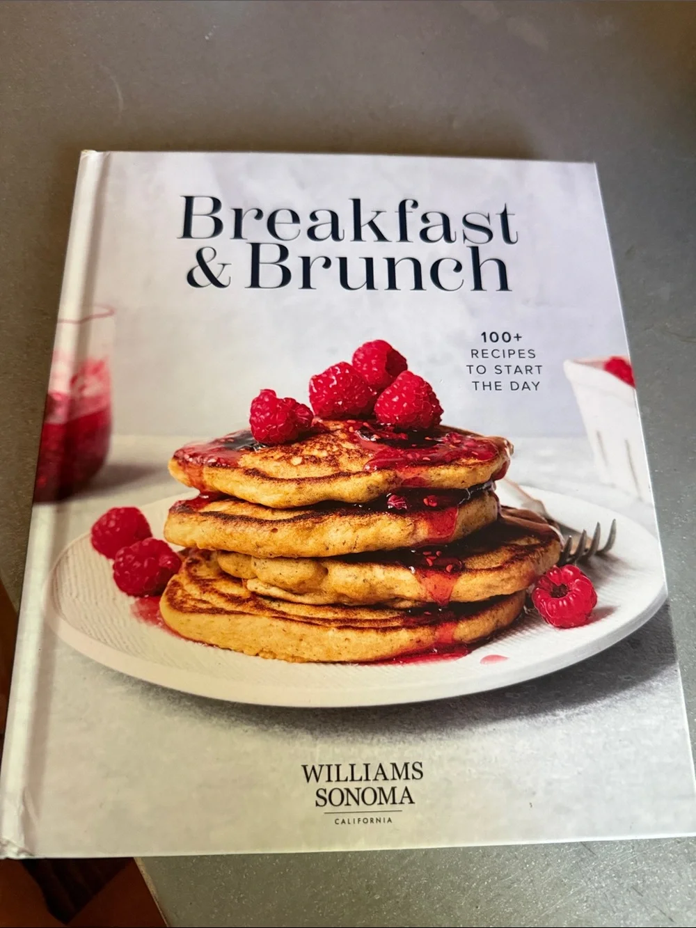 New Williams Sonoma Breakfast & Brunch Cookbook - White with Red Accents